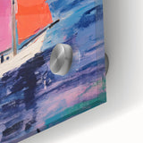 Sailboat Kids Room Wall Art – Acrylic Glass Art for Kids Rooms