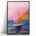 Sailboat Kids Room Wall Art – Acrylic Glass Art for Kids Rooms