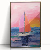 Sailboat Kids Room Wall Art – Acrylic Glass Art for Kids Rooms