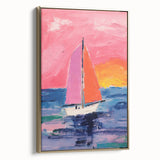 Sailboat Kids Room Wall Art – Acrylic Glass Art for Kids Rooms