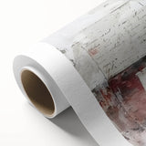 Rolled canvas art showcasing a vibrant landscape scene with a rustic barn, ideal for farmhouse decor, featuring rich colors and intricate details, protected in a durable tube.