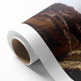 Stunning rolled canvas depicting vibrant landscape canyons with rich colors and intricate details, perfect for home decor or art enthusiasts.