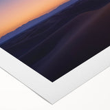 Desert landscape rolled canvas art showcasing vibrant colors and intricate details, elegantly packaged in a sturdy tube for safe delivery, perfect for home decor.