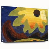 Abstract Sun Landscape - Vibrant Modern Art Print by Arthur Dove