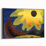 Abstract Sun Landscape - Vibrant Modern Art Print by Arthur Dove
