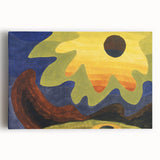 Abstract Sun Landscape - Vibrant Modern Art Print by Arthur Dove