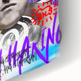 Tropical Paradise Pop Art Wall Art – Bold Yellow, Blue, Red Canvas