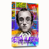 Tropical Paradise Pop Art Wall Art – Bold Yellow, Blue, Red Canvas