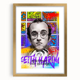 Tropical Paradise Pop Art Wall Art – Bold Yellow, Blue, Red Canvas