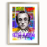 Tropical Paradise Pop Art Wall Art – Bold Yellow, Blue, Red Canvas