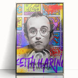 Tropical Paradise Pop Art Wall Art – Bold Yellow, Blue, Red Canvas