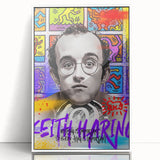 Tropical Paradise Pop Art Wall Art – Bold Yellow, Blue, Red Canvas