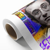 Tropical Paradise Pop Art Wall Art – Bold Yellow, Blue, Red Canvas