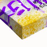 Tropical Paradise Pop Art Wall Art – Bold Yellow, Blue, Red Canvas