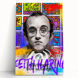 Tropical Paradise Pop Art Wall Art – Bold Yellow, Blue, Red Canvas