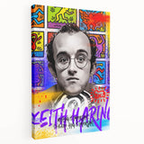 Tropical Paradise Pop Art Wall Art – Bold Yellow, Blue, Red Canvas