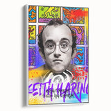 Tropical Paradise Pop Art Wall Art – Bold Yellow, Blue, Red Canvas