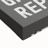 Eat Sleep Game Repeat Typography Art – Gamer Wall Decor