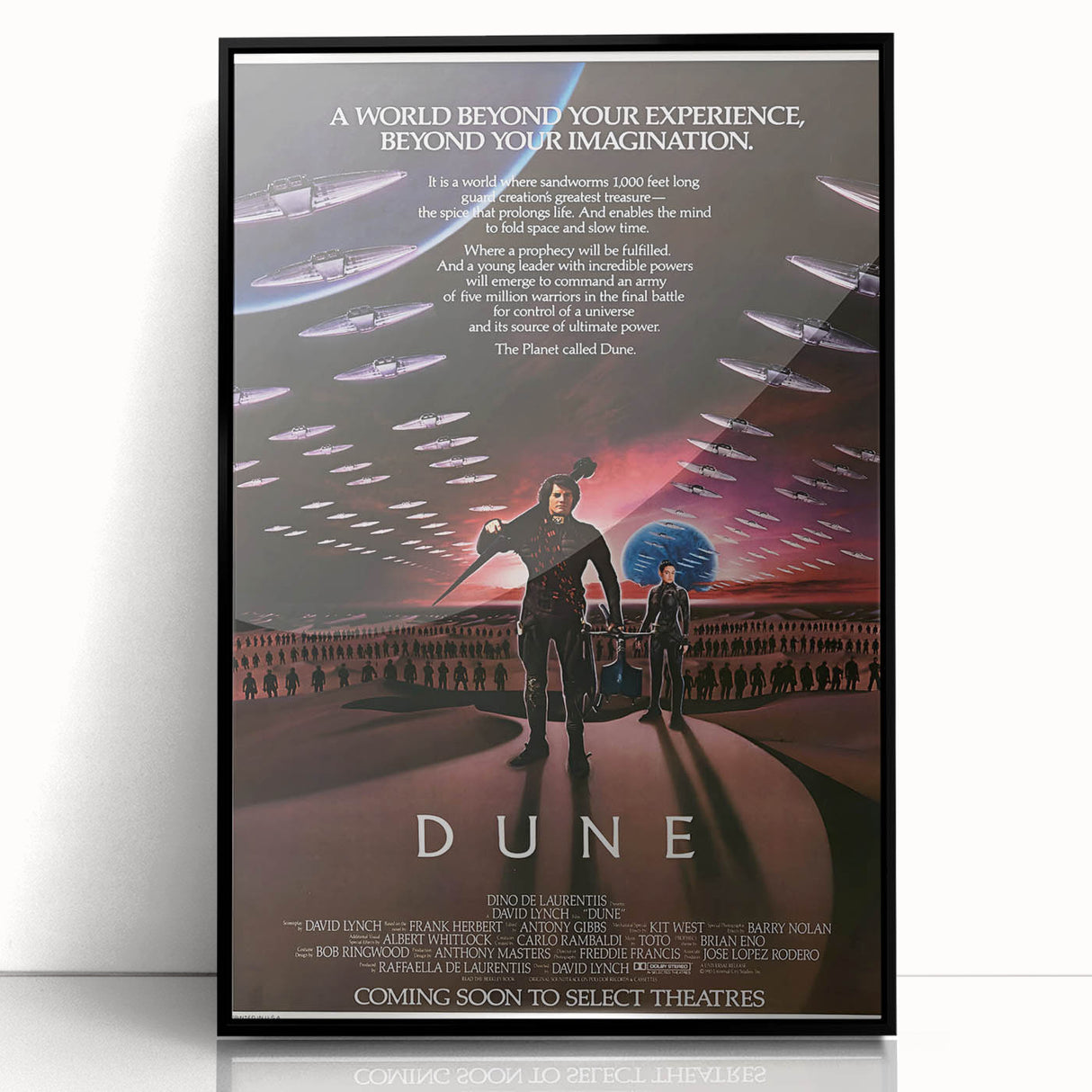 Retro Wall Art - Dune Vintage Sci-Fi Movie Poster