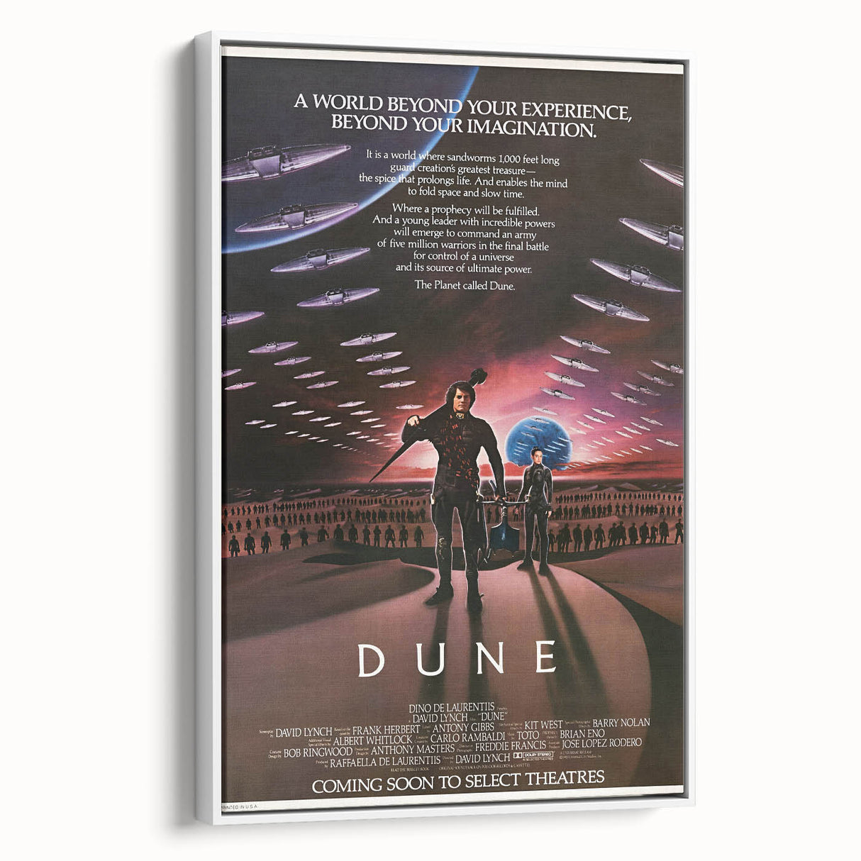 Retro Wall Art - Dune Vintage Sci-Fi Movie Poster