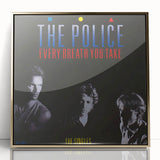Retro Wall Art – The Police Every Breath You Take Canvas Print