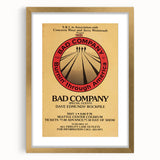 Bad Company Burnin' Through America Poster – Retro Rock Art