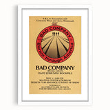 Bad Company Burnin' Through America Poster – Retro Rock Art