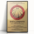 Bad Company Burnin' Through America Poster – Retro Rock Art