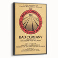 Bad Company Burnin' Through America Poster – Retro Rock Art