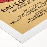 Bad Company Burnin' Through America Poster – Retro Rock Art