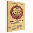 Bad Company Burnin' Through America Poster – Retro Rock Art
