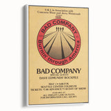 Bad Company Burnin' Through America Poster – Retro Rock Art