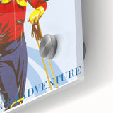 Retro British Columbia Ski Poster – Vintage Canada Print