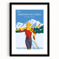 Retro British Columbia Ski Poster – Vintage Canada Print