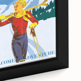 Retro British Columbia Ski Poster – Vintage Canada Print
