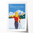 Retro British Columbia Ski Poster – Vintage Canada Print