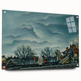 Moody Realism Landscape - In Suburbs by Konštantín Bauer Art Print