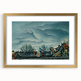 Moody Realism Landscape - In Suburbs by Konštantín Bauer Art Print