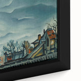 Moody Realism Landscape - In Suburbs by Konštantín Bauer Art Print