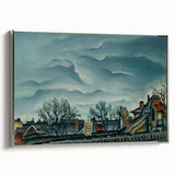 Moody Realism Landscape - In Suburbs by Konštantín Bauer Art Print