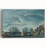 Moody Realism Landscape - In Suburbs by Konštantín Bauer Art Print