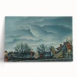 Moody Realism Landscape - In Suburbs by Konštantín Bauer Art Print