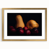 Rustic Apple & Squash Still Life – Classic Kitchen Wall Print