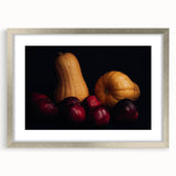 Rustic Apple & Squash Still Life – Classic Kitchen Wall Print