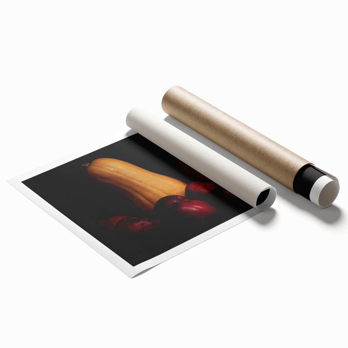 Rustic Apple & Squash Still Life – Classic Kitchen Wall Print