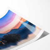 Extra large wall art featuring line art flowers in muted tones on a rolled print, ideal for large living room decor.