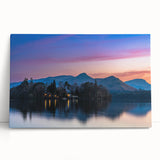 Black and white photograph of Cumbria, England on large stretched canvas, ideal for kitchen art.