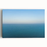 Black and white photograph of a scenic French village on stretched canvas, ideal for kitchen wall art.