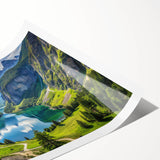 Extra large wall art featuring line art flowers in muted earth tones on a rolled canvas, ideal for large living room decor.