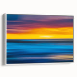 Vintage poster art of Auckland skyline in vibrant colors on a large framed canvas, suitable for living room decor.